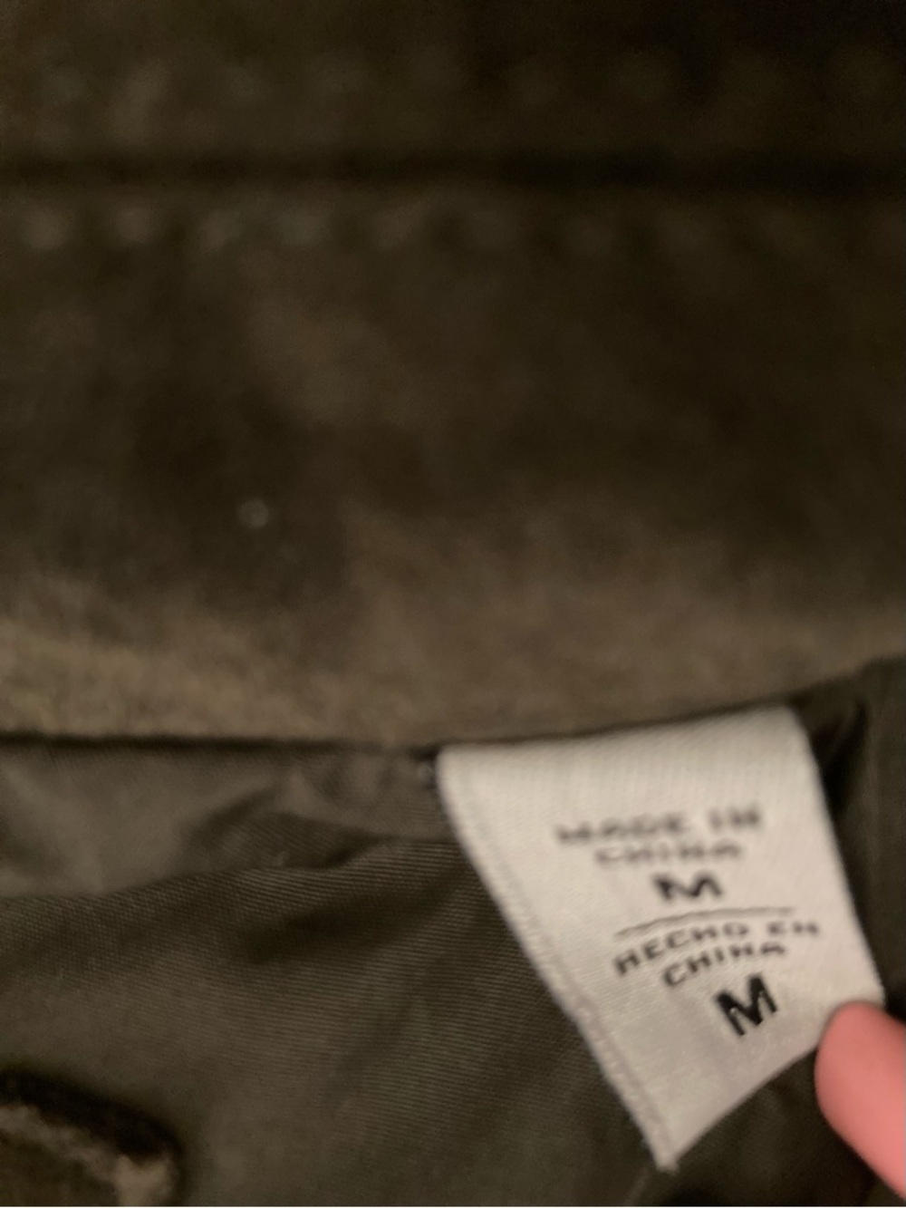 Levi's Olive Green Faux Suede Moto Jacket -NWOT - Picture 4 of 6